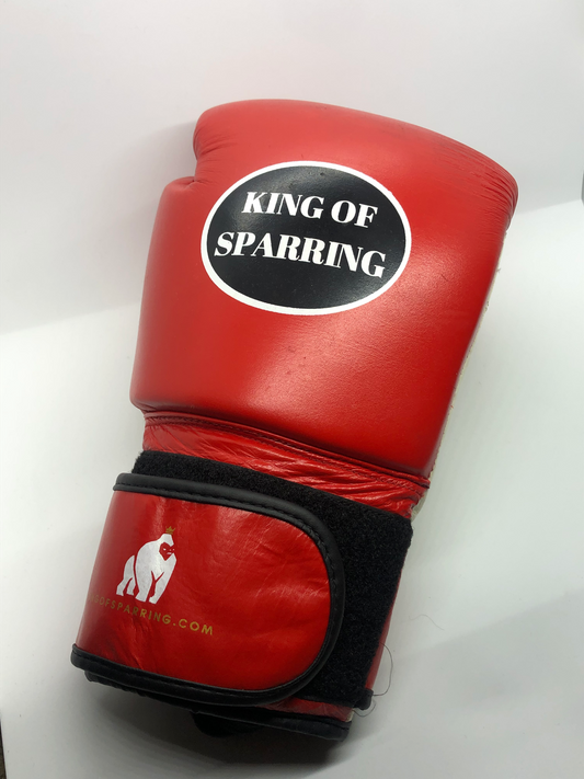 16 OZ. RED LACE UP BOXING SPARRING GLOVES